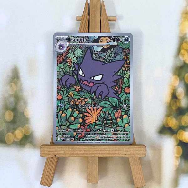 Thẻ hình Pokemon Haunter MEP027 - Lá bài lẻ Mega Evolution Promo Illustration Rare tiếng Anh chính hãng