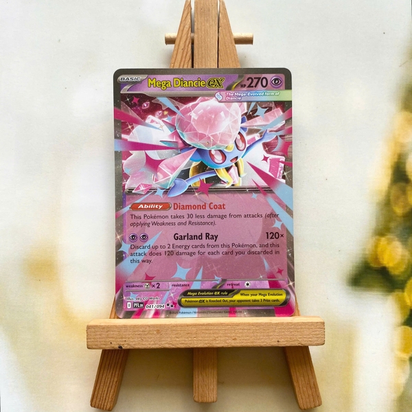 Thẻ hình Pokemon Mega Diancie ex 041/094 - Lá bài lẻ Phantasmal Flames Double Rare tiếng Anh chính hãng
