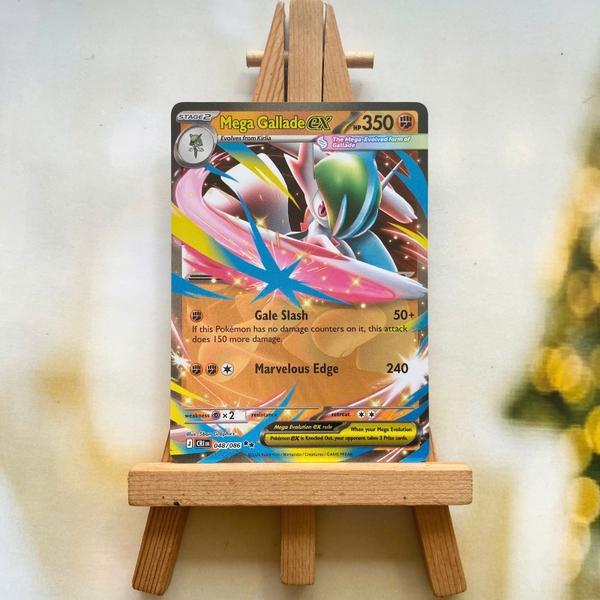 Thẻ hình Pokemon Mega Gallade ex 048/086 - Lá bài lẻ Chaos Rising Double Rare tiếng Anh chính hãng
