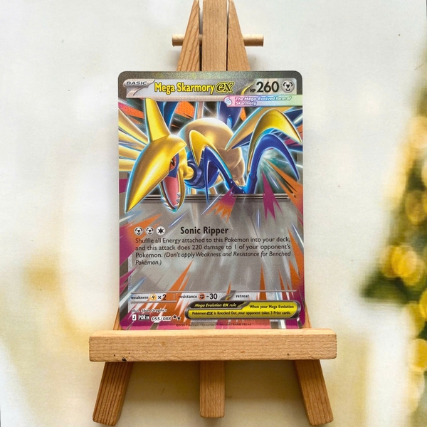 Thẻ hình Pokemon Mega Skarmory ex 055/088 - Lá bài lẻ Perfect Order Double Rare tiếng Anh chính hãng