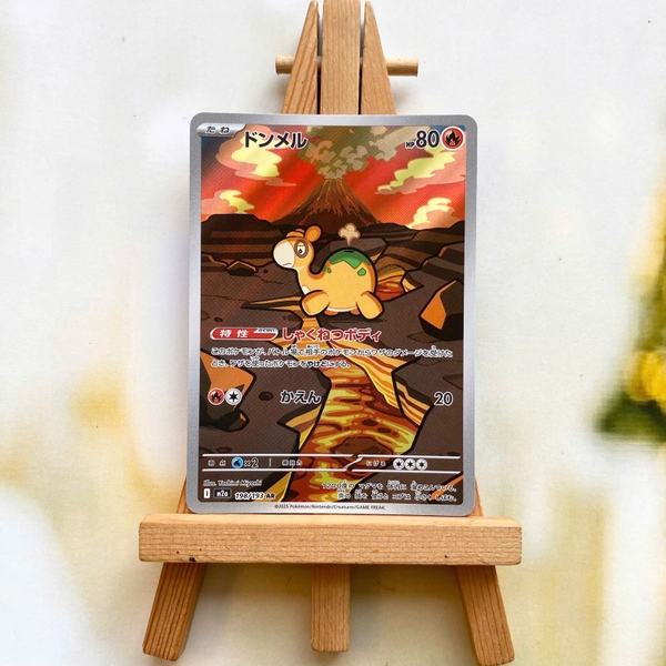 Thẻ hình Pokemon Numel AR 198/193 - Lá bài lẻ Mega Dream ex M2a tiếng Nhật chính hãng