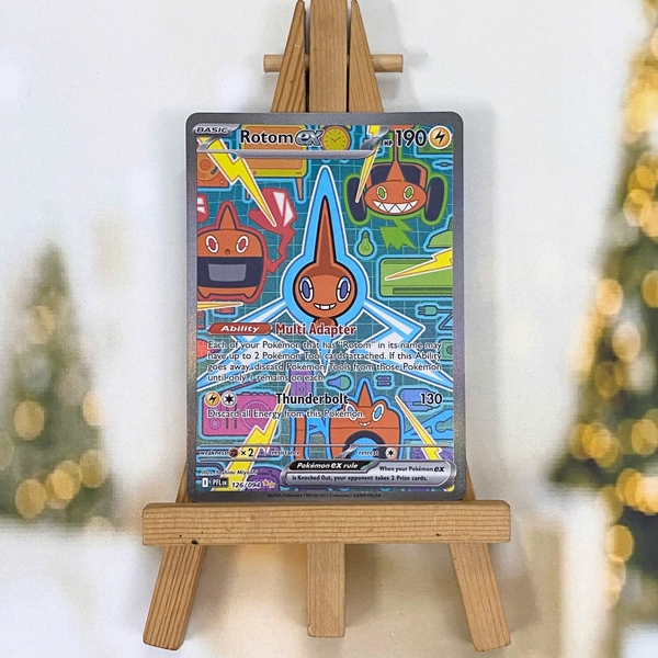 Thẻ hình Pokemon Rotom ex 126/094 - Lá bài lẻ Phantasmal Flames Special Illustration Rare tiếng Anh chính hãng