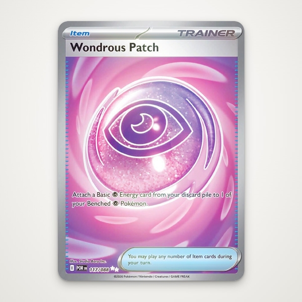 Thẻ hình Pokemon Wondrous Patch 117/088 - Lá bài lẻ Perfect Order Ultra Rare tiếng Anh chính hãng ảnh 2