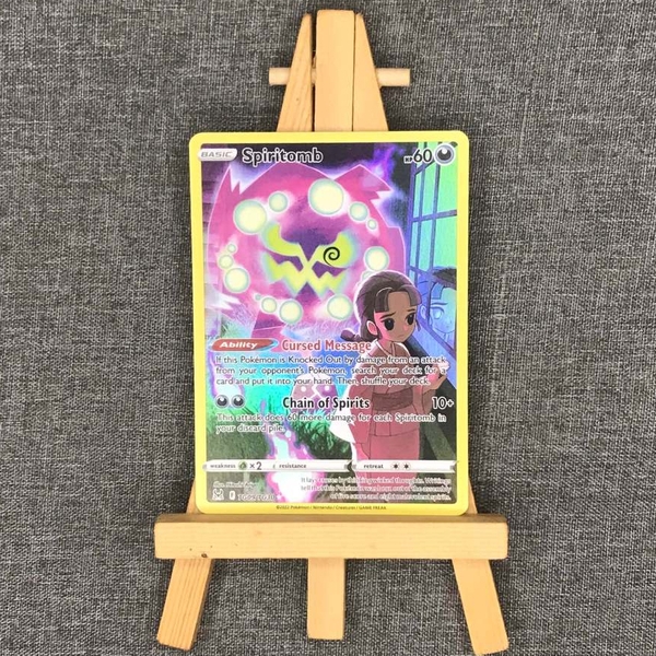 Thẻ hình Pokemon Spiritomb TG09/TG30 - Lá bài lẻ Holo Rare tiếng Anh chính hãng ảnh 2