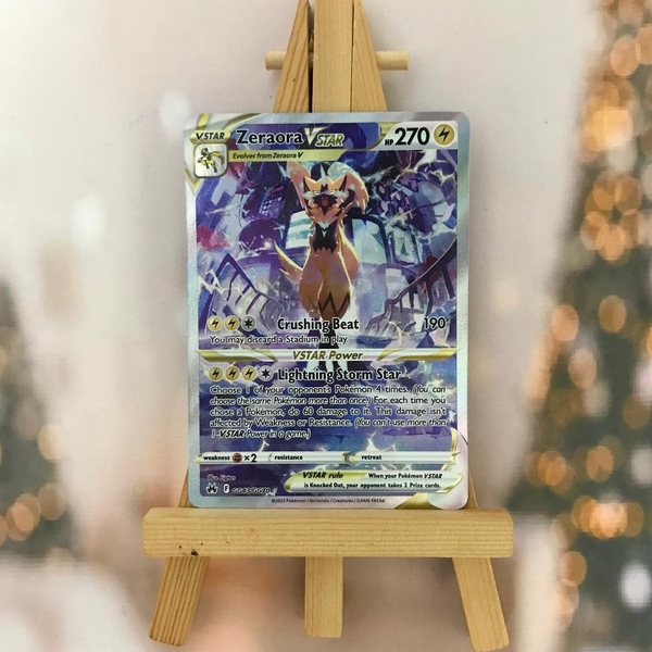 Thẻ hình Pokemon Zeraora VSTAR GG43/GG70 - Lá bài lẻ Ultra Rare tiếng Anh chính hãng ảnh 2