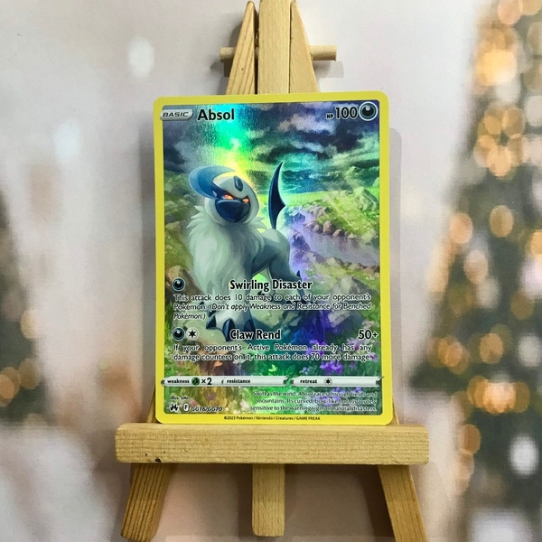 Thẻ hình Pokemon Absol GG16/GG70 - Lá bài lẻ Holo Rare tiếng Anh chính hãng ảnh 2