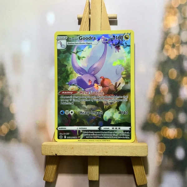Thẻ hình Pokemon Hisuian Goodra GG21/GG70 - Lá bài lẻ Holo Rare tiếng Anh chính hãng