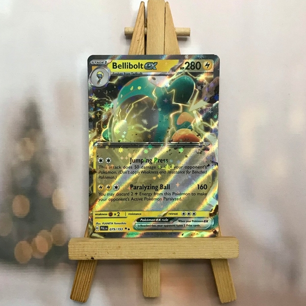 Thẻ hình Pokemon Bellibolt ex 079/193 - Lá bài Scarlet & Violet: Paldea Evolved Ultra Rare tiếng Anh chính hãng ảnh 3