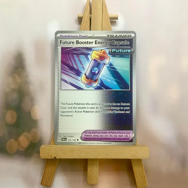 Thẻ hình Pokemon Future Booster Energy Capsule 164/182 - Lá bài lẻ Paradox Rift Uncommon Reverse Holo tiếng Anh chính hãng ảnh 5