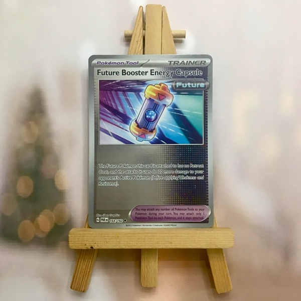 Thẻ hình Pokemon Future Booster Energy Capsule 164/182 - Lá bài lẻ Paradox Rift Uncommon Reverse Holo tiếng Anh chính hãng