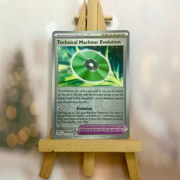 Thẻ Pokemon Technical Machine: Evolution 178/182 - Lá bài Paradox Rift Uncommon Reverse Holo tiếng Anh chính hãng ảnh 4