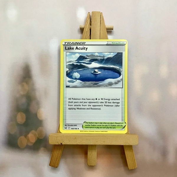 Thẻ hình Pokemon Lake Acuity 160/196 - Lá bài Lost Origin Uncommon Reverse Holo tiếng Anh chính hãng