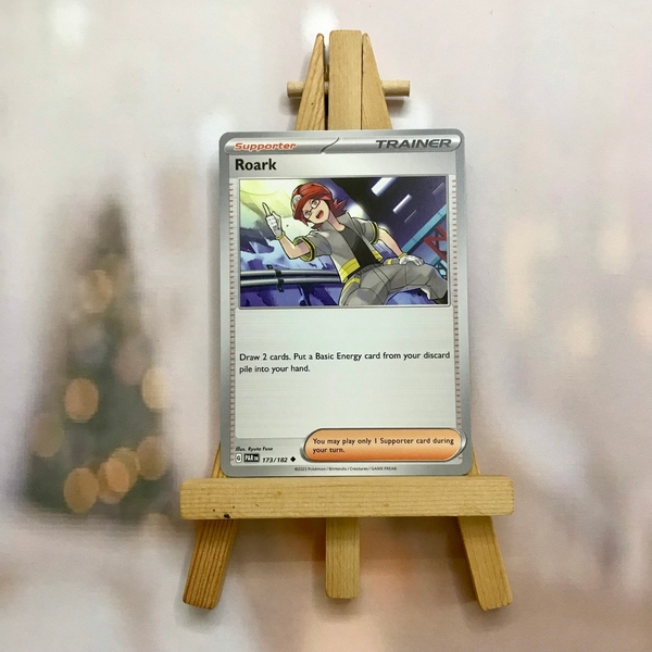 Thẻ hình Pokemon Roark 173/182 - Lá bài lẻ Paradox Rift Common Reverse Holo tiếng Anh chính hãng