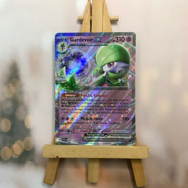Thẻ hình Pokemon Gardevoir ex 086/198 - Lá bài Scarlet & Violet Base Set Ultra Rare tiếng Anh chính hãng ảnh 2