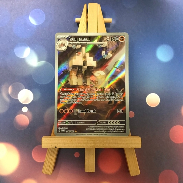 Thẻ hình Pokemon Garganacl 202/182 - Lá bài lẻ Paradox Rift Illustration Rare tiếng Anh chính hãng ảnh 3