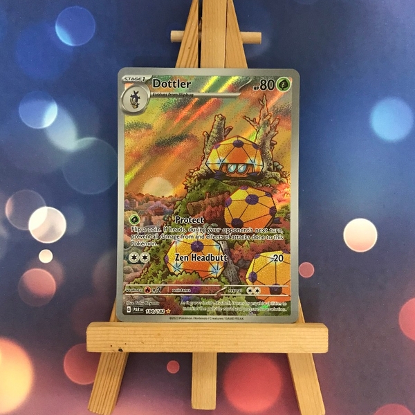 Thẻ hình Pokemon Dottler 184/182 - Lá bài lẻ Paradox Rift Illustration Rare tiếng Anh chính hãng ảnh 2