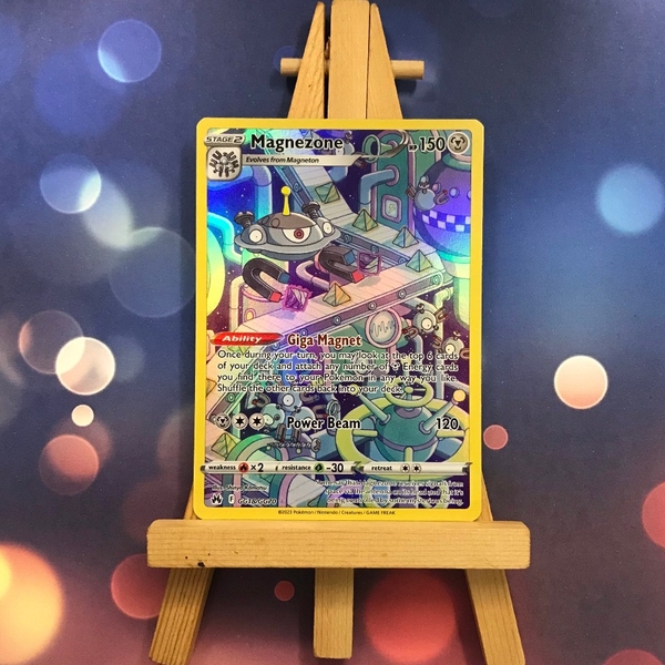 Thẻ hình Pokemon Magnezone GG18/GG70 - Lá bài lẻ Holo Rare tiếng Anh chính hãng