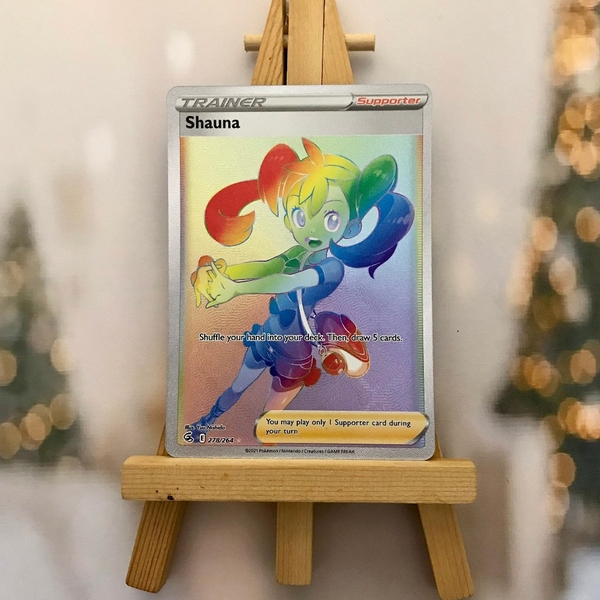 Thẻ hình Pokemon Shauna 278/264 - Lá bài lẻ Hyper Rare tiếng Anh chính hãng