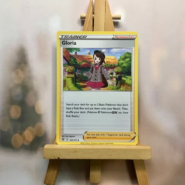 Thẻ hình Pokemon Gloria 141/172 - Lá bài Brilliant Stars Uncommon Reverse Holo tiếng Anh chính hãng