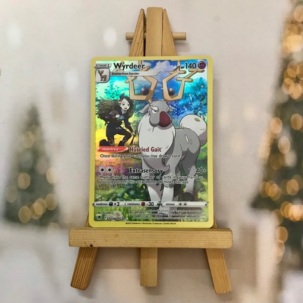 Thẻ hình Pokemon Wyrdeer TG06/TG30 - Lá bài lẻ Holo Rare tiếng Anh chính hãng ảnh 3