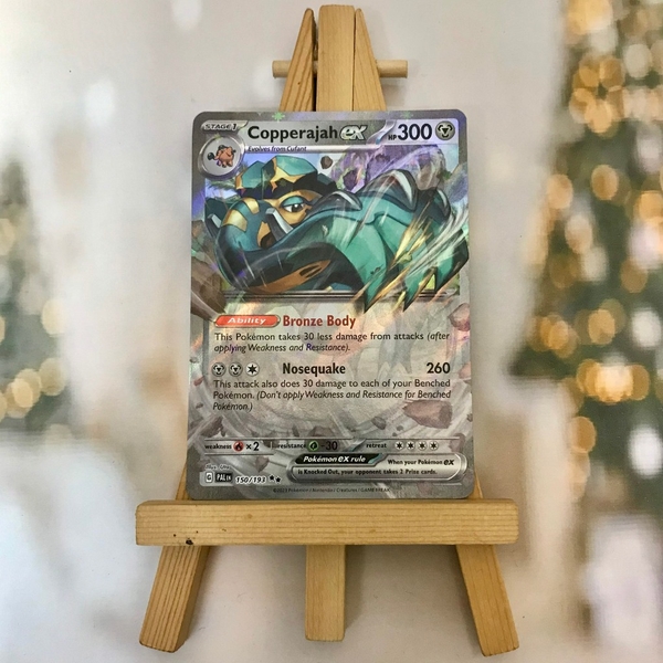 Thẻ hình Pokemon Copperajah ex 150/193 - Lá bài Scarlet & Violet: Paldea Evolved Ultra Rare tiếng Anh chính hãng ảnh 2