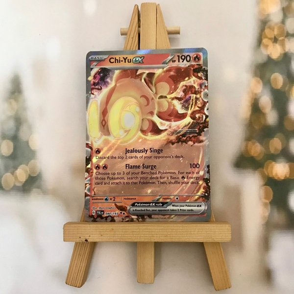 Thẻ hình Pokemon Chi-Yu ex 040/193 - Lá bài Scarlet & Violet: Paldea Evolved Ultra Rare tiếng Anh chính hãng ảnh 2