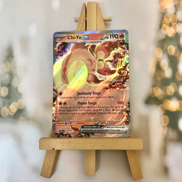 Thẻ hình Pokemon Chi-Yu ex 040/193 - Lá bài Scarlet & Violet: Paldea Evolved Ultra Rare tiếng Anh chính hãng