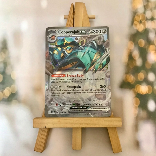 Thẻ hình Pokemon Copperajah ex 150/193 - Lá bài Scarlet & Violet: Paldea Evolved Ultra Rare tiếng Anh chính hãng ảnh 3