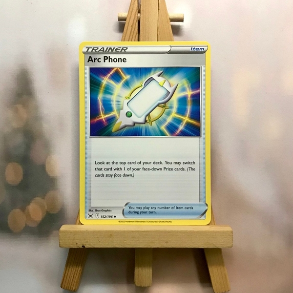 Thẻ hình Pokemon Arc Phone 152/196 - Lá bài Sword & Shield: Lost Origin Uncommon Reverse Holo tiếng Anh chính hãng
