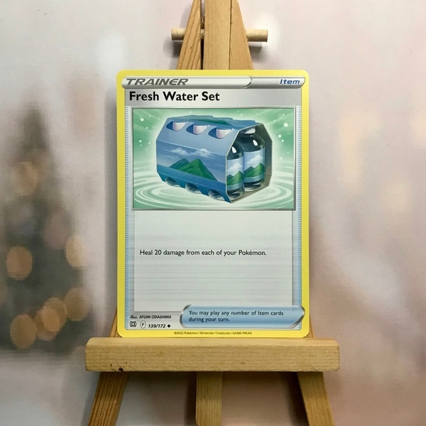 Thẻ Pokemon Fresh Water Set 139/172 - Lá bài Sword & Shield: Brilliant Stars Uncommon Reverse Holo tiếng Anh chính hãng