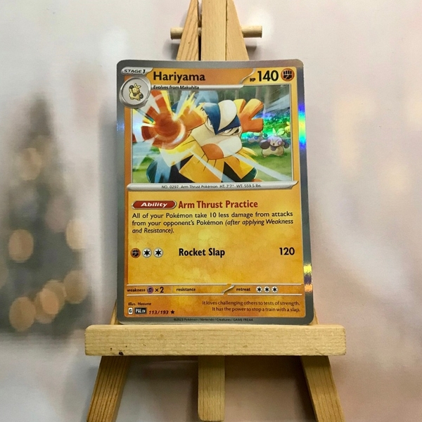 Thẻ hình Pokemon Hariyama 113/193 - Lá bài Scarlet & Violet: Paldea Evolved Holo Rare Reverse Holo tiếng Anh chính hãng
