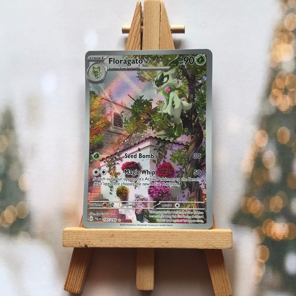 Thẻ hình Pokemon Floragato 197/193 - Lá bài lẻ Scarlet & Violet: Paldea Evolved Illustration Rare tiếng Anh chính hãng