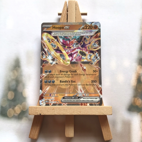 Thẻ hình Pokemon Hoopa ex 098/182 - Lá bài Scarlet & Violet: Paradox Rift Ultra Rare tiếng Anh chính hãng