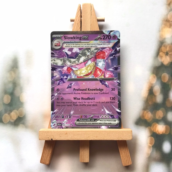 Thẻ hình Pokemon Slowking ex 086/193 - Lá bài Scarlet & Violet: Paldea Evolved Ultra Rare tiếng Anh chính hãng ảnh 3