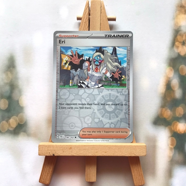 Thẻ hình Pokemon Eri 146/162 - Lá bài Scarlet & Violet: Temporal Forces Uncommon Reverse Holo tiếng Anh chính hãng