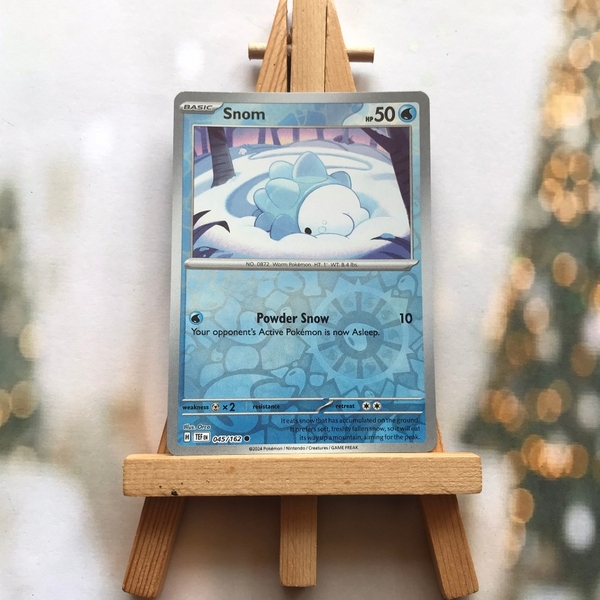 Thẻ hình Pokemon Snom 045/162 - Lá bài lẻ Temporal Forces Common Reverse Holo tiếng Anh chính hãng