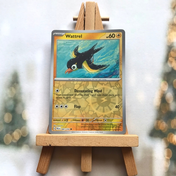 Thẻ hình Pokemon Wattrel 081/193 - Lá bài lẻ Scarlet & Violet: Paldea Evolved Common Reverse Holo tiếng Anh chính hãng