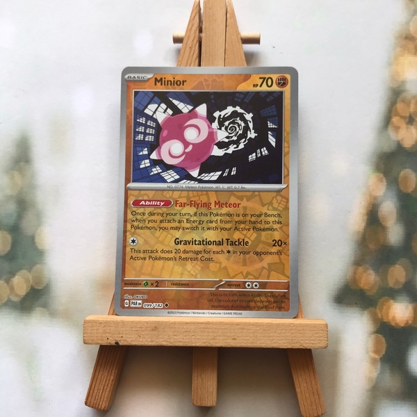 Thẻ hình Pokemon Minior 099/182 - Lá bài lẻ Paradox Rift Uncommon Reverse Holo tiếng Anh chính hãng