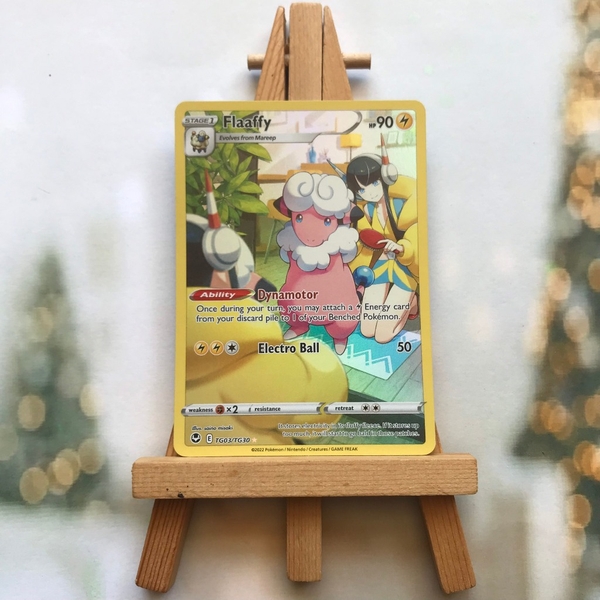 Thẻ hình Pokemon Flaaffy TG03/TG30 - Lá bài lẻ Holo Rare tiếng Anh chính hãng