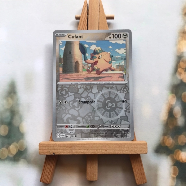 Thẻ hình Pokemon Cufant 149/193 - Lá bài lẻ Scarlet & Violet: Paldea Evolved Common Reverse Holo tiếng Anh chính hãng