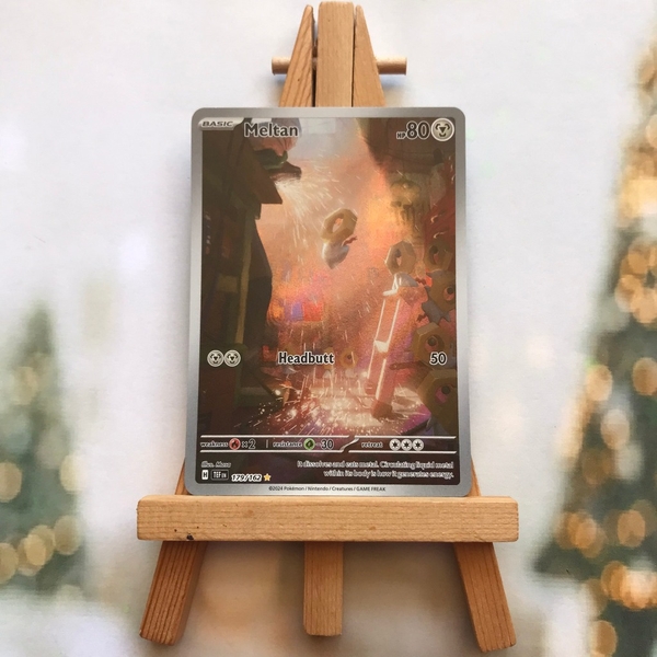 Thẻ hình Pokemon Meltan 179/162 - Lá bài lẻ Scarlet & Violet: Temporal Forces Illustration Rare tiếng Anh chính hãng