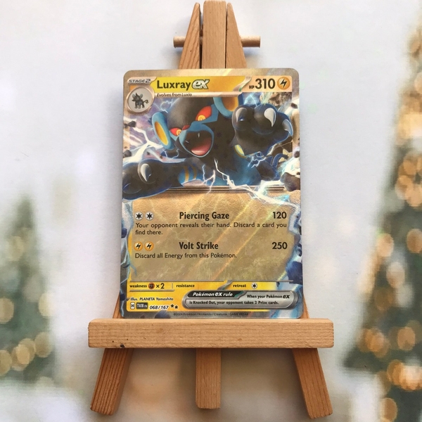 Thẻ hình Pokemon Luxray ex 068/167 - Lá bài Scarlet & Violet: Twilight Masquerade Ultra Rare tiếng Anh chính hãng