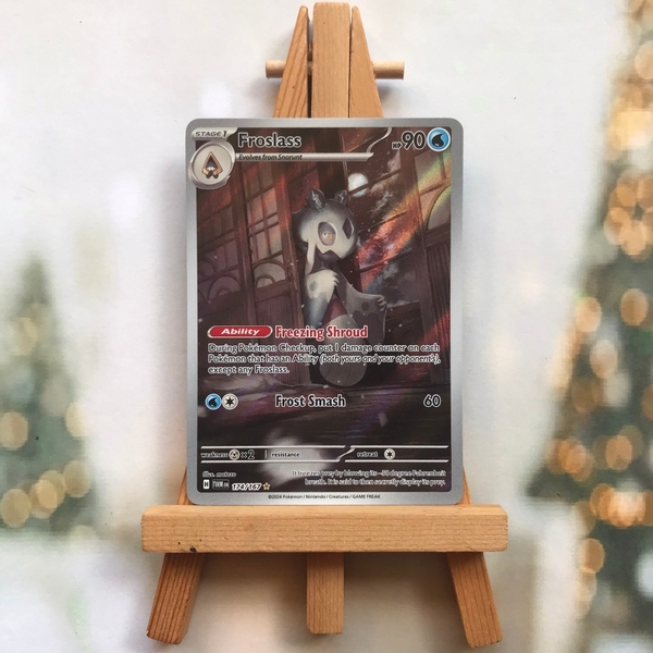 Thẻ hình Pokemon Froslass 174/167 - Lá bài lẻ Twilight Masquerade Illustration Rare tiếng Anh chính hãng