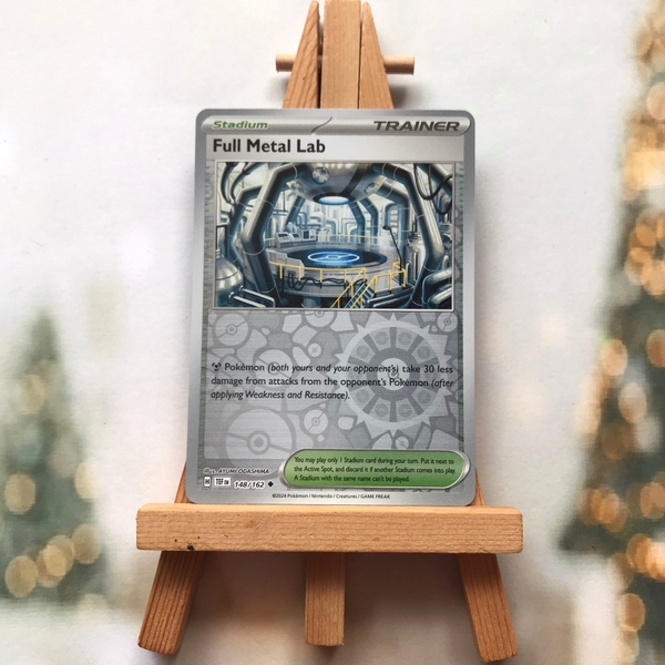 Thẻ hình Pokemon Full Metal Lab 148/162 - Lá bài SVE Temporal Forces Uncommon Reverse Holo tiếng Anh chính hãng ảnh 2