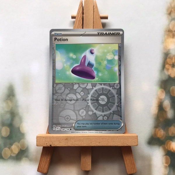 Thẻ hình Pokemon Potion 188/198 - Lá bài lẻ Scarlet & Violet Base Set Reverse Holo tiếng Anh chính hãng ảnh 4
