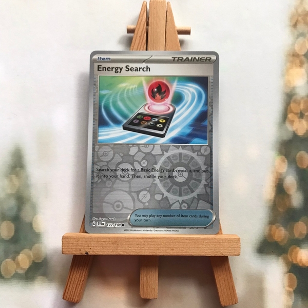 Thẻ hình Pokemon Energy Search 172/198 - Lá bài Scarlet & Violet Base Set Reverse Holo tiếng Anh chính hãng ảnh 2