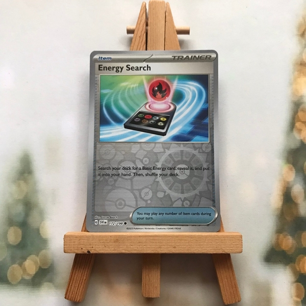 Thẻ hình Pokemon Energy Search 172/198 - Lá bài Scarlet & Violet Base Set Reverse Holo tiếng Anh chính hãng ảnh 3