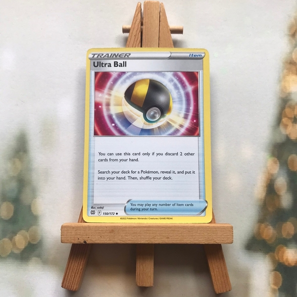 Thẻ hình Pokemon Ultra Ball 150/172 - Lá bài Sword & Shield: Brilliant Stars Uncommon Reverse Holo tiếng Anh chính hãng