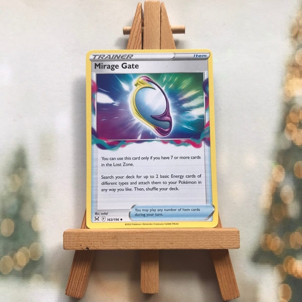 Thẻ hình Pokemon Mirage Gate 163/196 - Lá bài lẻ Lost Origin Uncommon Reverse Holo tiếng Anh chính hãng