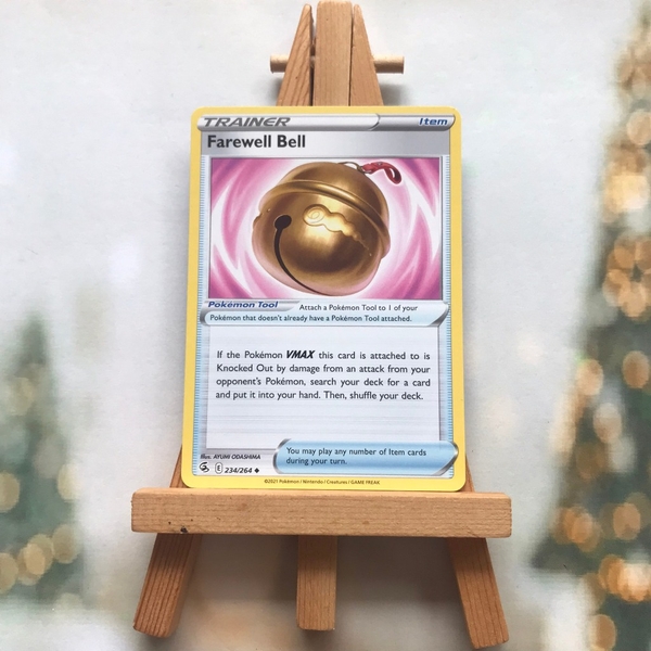 Thẻ hình Pokemon Farewell Bell 234/264 - Lá bài lẻ Fusion Strike Uncommon Reverse Holo tiếng Anh chính hãng